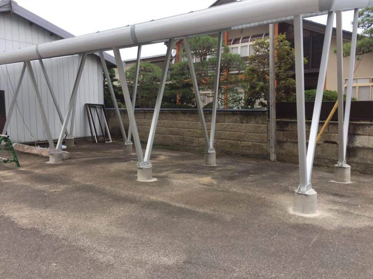 Carport Solar Installation Support Structure Carport Solar Panel System Parking Rack Mounting System